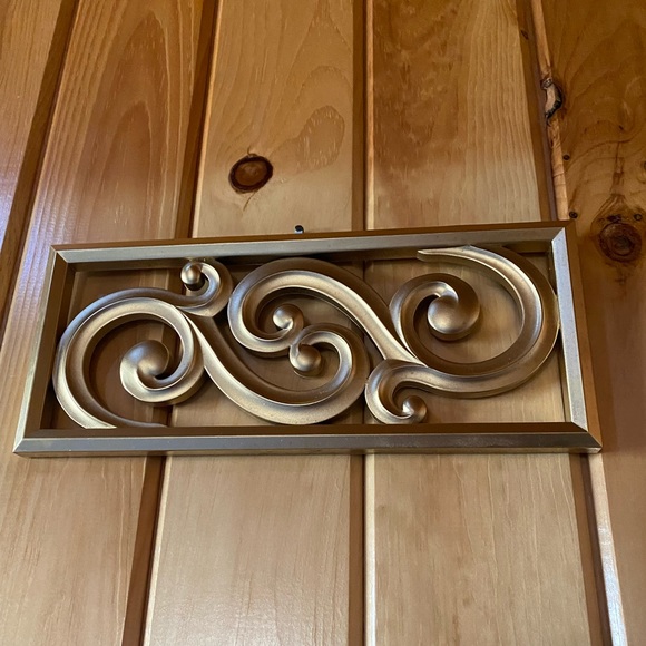 Metallic Gold Wall Decor Sign - Picture 3 of 7